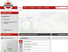 Tablet Screenshot of makra.nl
